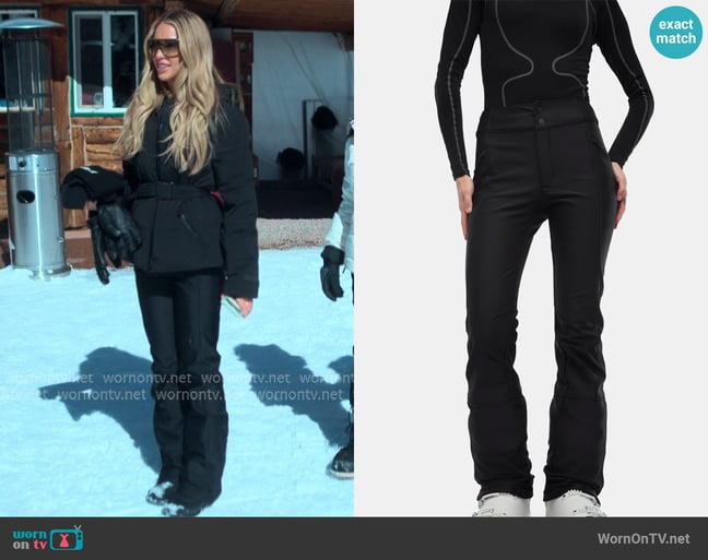 Halfdays Emma Soft Shell Pant worn by Alix Earle on Earle Meets World