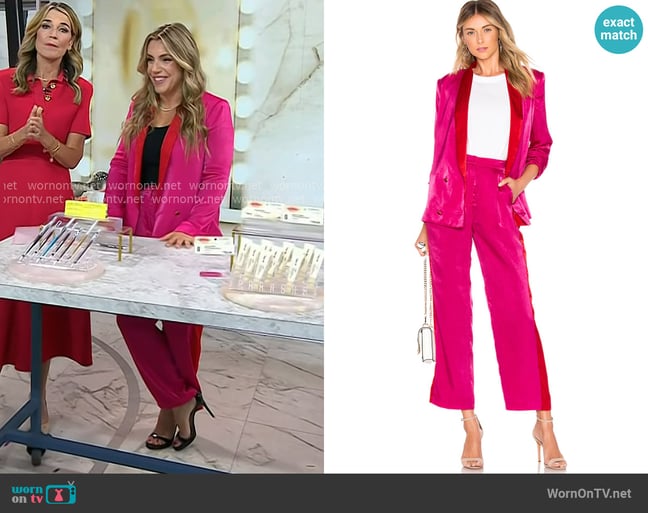 House of Harlow 1960 Mira Jacket worn by Brittany Talarico on Today House of Harlow 1960 Mira Jacket worn by Brittany Talarico on Today