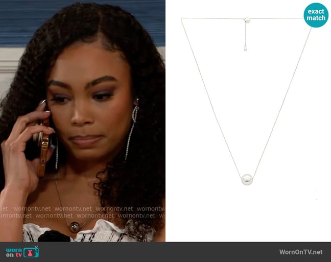 Jenny Bird Aurora Pendant worn by Chelsea Hamilton (RhonniRose Mantilla) on Beyond the Gates