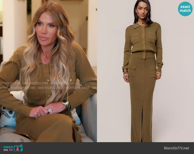 Jluxlabel Fall Bliss Top and Maxi Skirt worn by Jennifer Pedranti on The Real Housewives of Orange County Jluxlabel Fall Bliss Top and Maxi Skirt worn by Jennifer Pedranti on The Real Housewives of Orange County