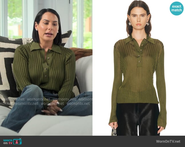Khaite Vin Top worn by Ashley Earle on Earle Meets World Khaite Vin Top worn by Ashley Earle on Earle Meets World