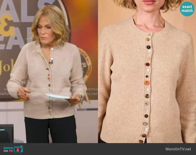 Lingua Franca Beatrix Cardigan worn by Tory Johnson on Good Morning America Lingua Franca Beatrix Cardigan worn by Tory Johnson on Good Morning America