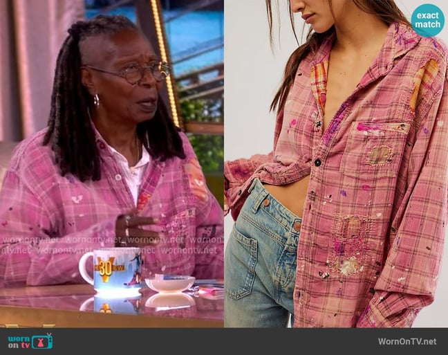 Magnolia Pearl Cecile Top worn by Whoopi Goldberg on The View