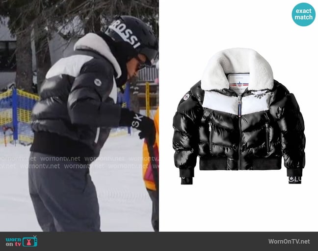 Malibu Ski Club Apres Bomber worn by Kendall White on Next Gen NYC Malibu Ski Club Apres Bomber worn by Kendall White on Next Gen NYC