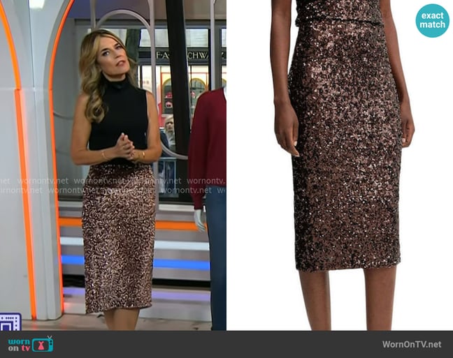 Marella Rennes Midi Skirt worn by Savannah Guthrie on Today