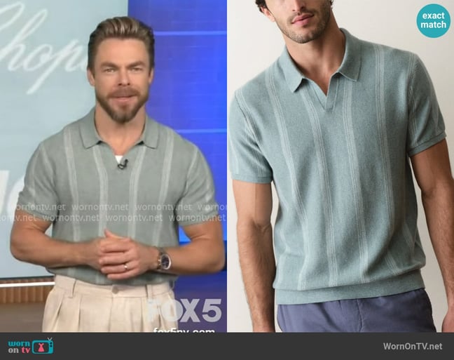 Derek Hough's Marine Layer shirt Derek Hough's Marine Layer shirt