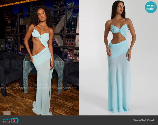 Natalie Rolt Dahlia Dress by worn by Ava Dash on Next Gen NYC Natalie Rolt Dahlia Dress by worn by Ava Dash on Next Gen NYC