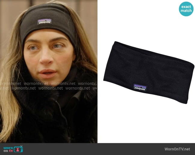 Patagonia Lined Knit Headband worn by Gia Giudice on Next Gen NYC Patagonia Lined Knit Headband worn by Gia Giudice on Next Gen NYC