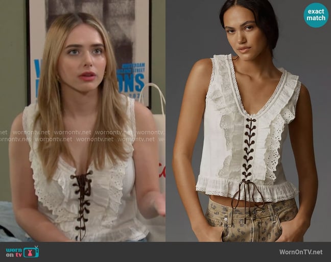 Holly's Pilcro top Holly's Pilcro top