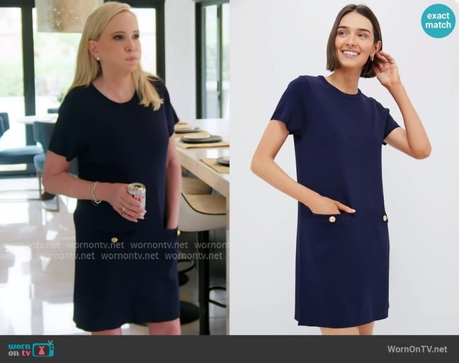 Pomander Place Navy Jessica Dress worn by Shannon Beador on The Real Housewives of Orange County Pomander Place Navy Jessica Dress worn by Shannon Beador on The Real Housewives of Orange County