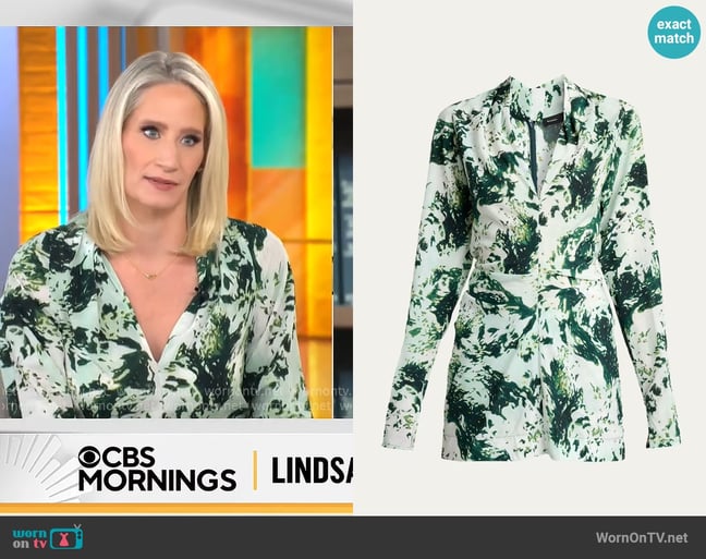 Proenza Schouler Adela Top worn by Caroline Polisi on CBS Mornings Proenza Schouler Adela Top worn by Caroline Polisi on CBS Mornings