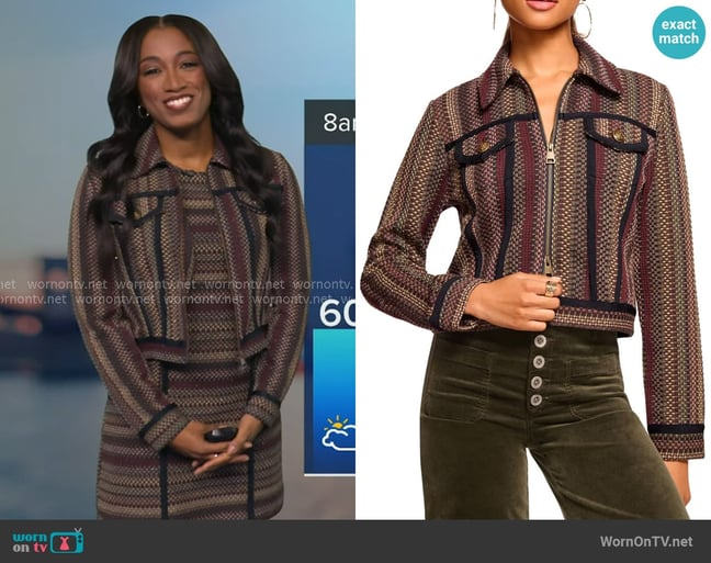 Ramy Brook Julie Metallic Tweed Jacket Ramy Brook Julie Metallic Tweed Jacket