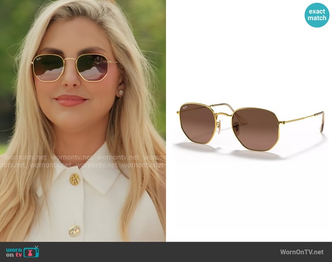 Gina's Ray Ban sunglasses