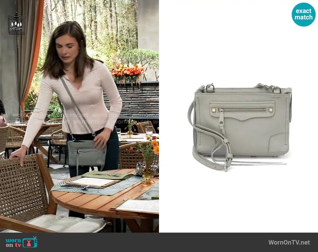 Rebecca Minkoff Regan Crossbody Bag worn by Willow Tait (Katelyn MacMullen) on General Hospital Rebecca Minkoff Regan Crossbody Bag worn by Willow Tait (Katelyn MacMullen) on General Hospital