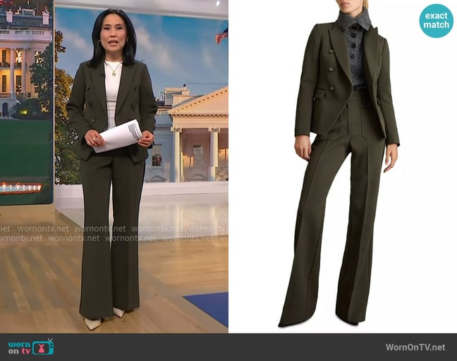 Reiss Priya Blazer and Trousers worn by Vicky Nguyen on NBC News Daily Reiss Priya Blazer and Trousers worn by Vicky Nguyen on NBC News Daily
