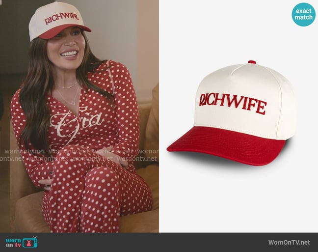 Richwife Richwife Cap worn by Jessi Ngatikaura on The Secret Lives of Mormon Wives Richwife Richwife Cap worn by Jessi Ngatikaura on The Secret Lives of Mormon Wives