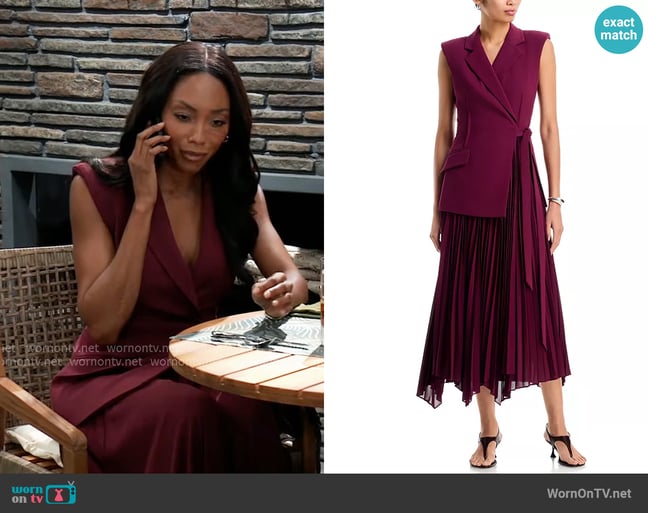 Jordan's Simkhai dress