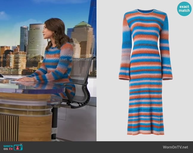 Simon Miller Axon Knit Dress worn by Sophie Flay on Good Morning America