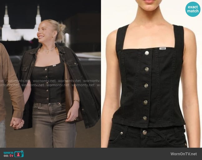 Mayci's Staud + Wrangler top Mayci's Staud + Wrangler top