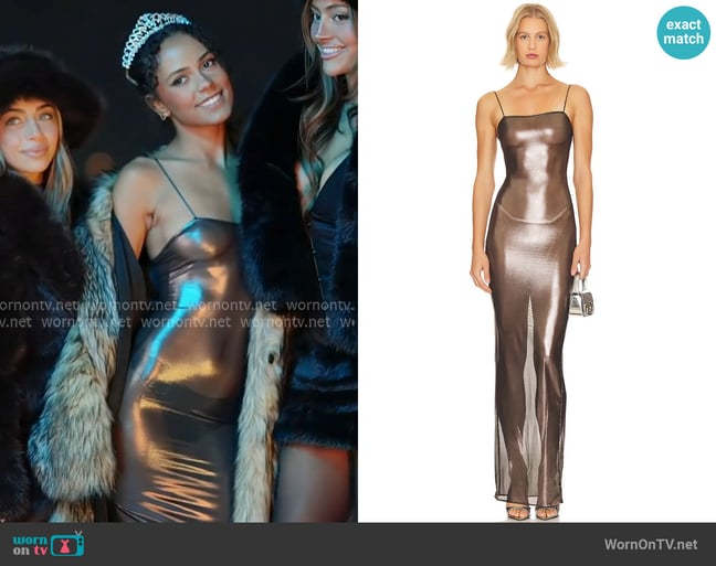 Subsurface The Liquid Slip worn by Ava Dash on Next Gen NYC Subsurface The Liquid Slip worn by Ava Dash on Next Gen NYC