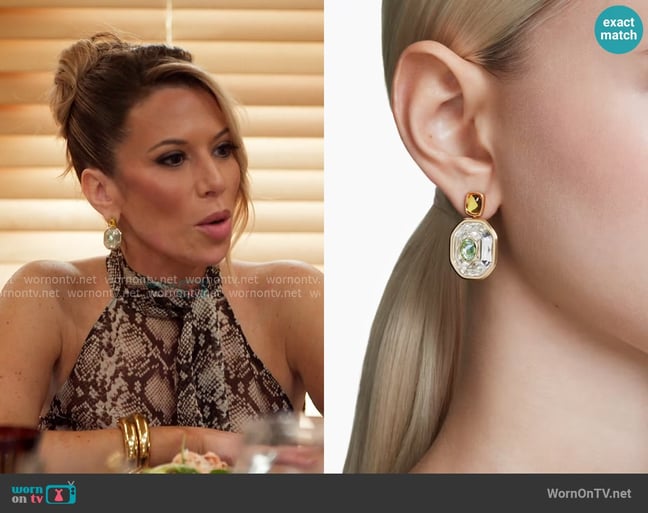 Daisy's Swarovski earrings
