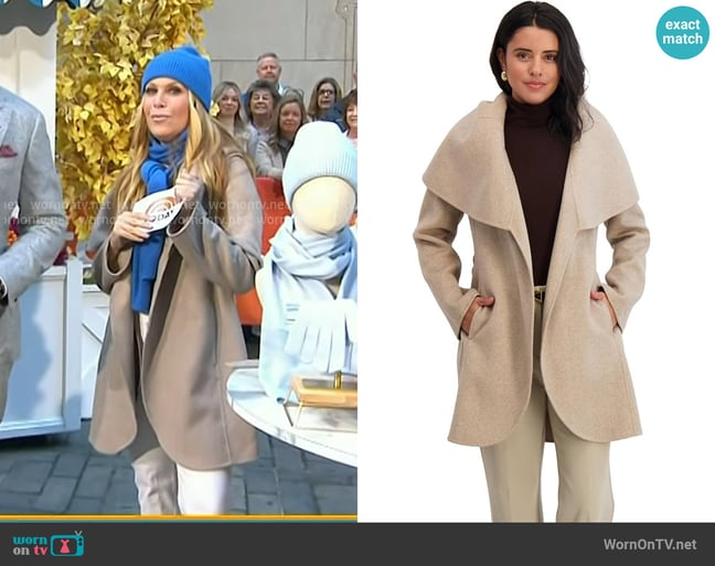 Tahari Marilyn Double-Faced Wool Blend Peacoat worn by Jill Martin on Today Tahari Marilyn Double-Faced Wool Blend Peacoat worn by Jill Martin on Today