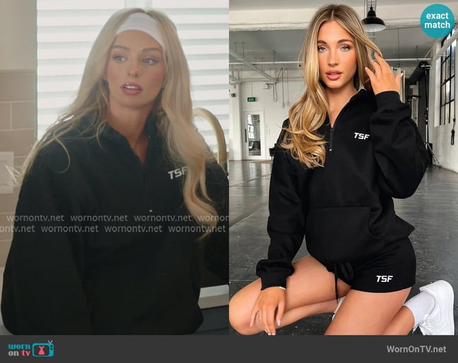 Thatssofetch Kaztek Half Zip Sweater worn by Miranda McWhorter on The Secret Lives of Mormon Wives Thatssofetch Kaztek Half Zip Sweater worn by Miranda McWhorter on The Secret Lives of Mormon Wives