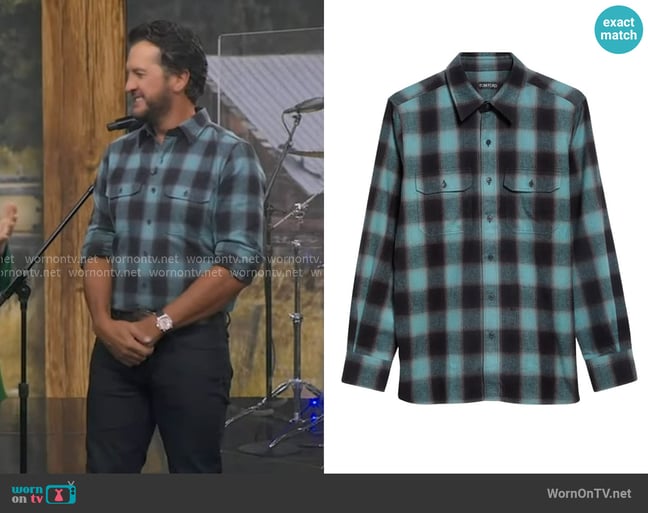Luke Bryan's Tom Ford shirt Luke Bryan's Tom Ford shirt