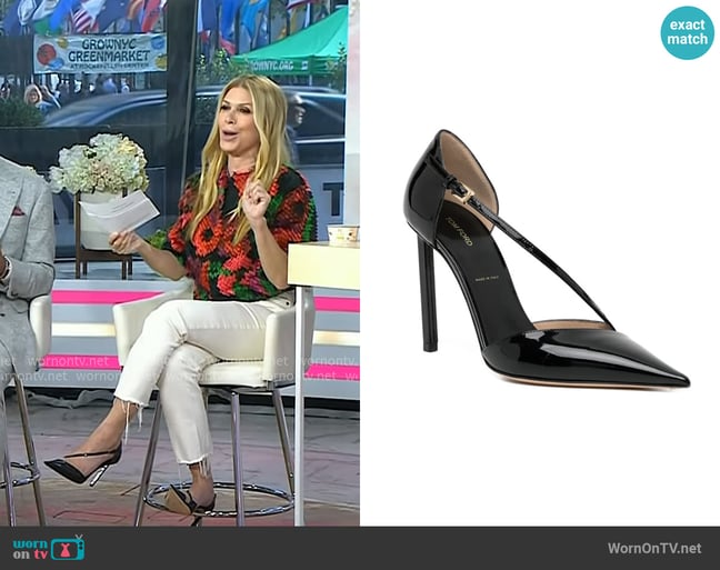 Tom Ford Queen Anne Patent Leather Pumps worn by Jill Martin on Today Tom Ford Queen Anne Patent Leather Pumps worn by Jill Martin on Today