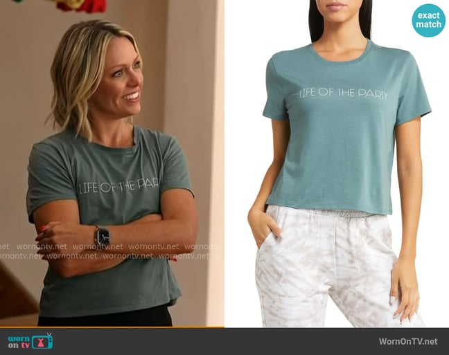 Travis Mathew Buenos Aires Cotton Stretch Jersey Graphic T-Shirt worn by Dylan Dreyer on Today Travis Mathew Buenos Aires Cotton Stretch Jersey Graphic T-Shirt worn by Dylan Dreyer on Today