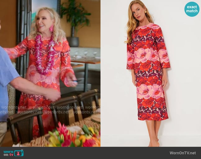 Tuckernuck Poppy Stripe Hutton Dress worn by Shannon Beador on The Real Housewives of Orange County