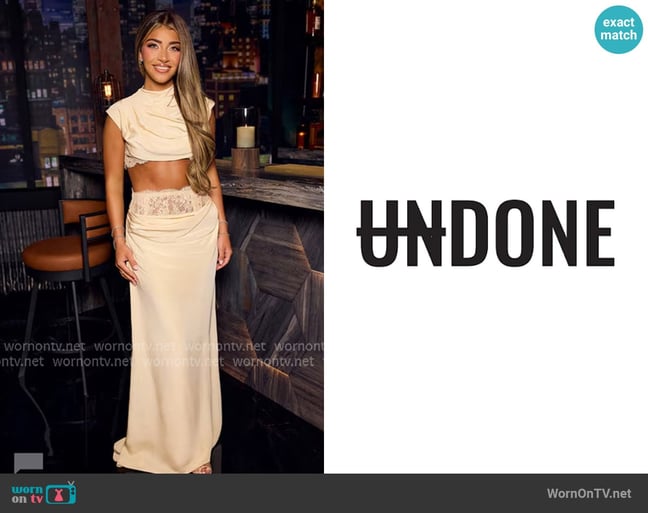 Undone by Kate Custom Design Set worn by Gia Giudice on Next Gen NYC