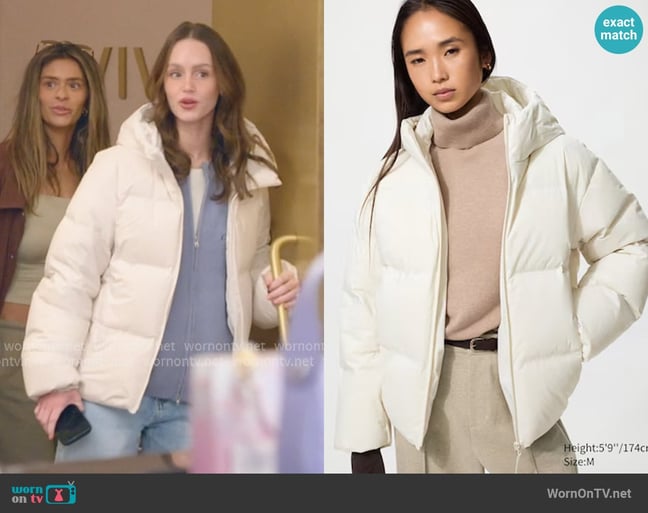 Uniqlo Seamless Down Parka worn by Miranda McWhorter on The Secret Lives of Mormon Wives