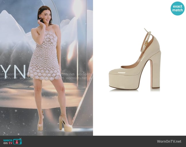Valentino Garavani Tan-Go Patent Leather Platform Pumps worn by Bronwyn Newport on The Real Housewives of Salt Lake City Valentino Garavani Tan-Go Patent Leather Platform Pumps worn by Bronwyn Newport on The Real Housewives of Salt Lake City