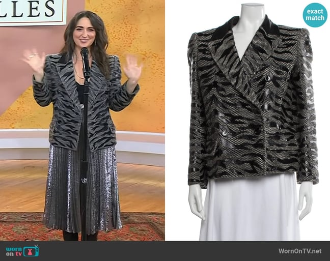 Sara Bareilles's Valentino blazer Sara Bareilles's Valentino blazer