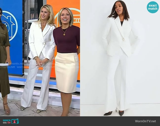 Veronica Beard Charlize Dickey Jacket worn by Stefani Berkin on Today