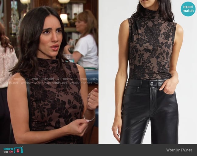 Gabi's Veronica Beard top