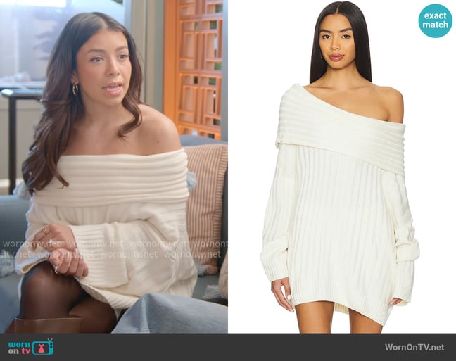We Wore What Oversized Off Shoulder Sweater worn by Jen Affleck on The Secret Lives of Mormon Wives We Wore What Oversized Off Shoulder Sweater worn by Jen Affleck on The Secret Lives of Mormon Wives