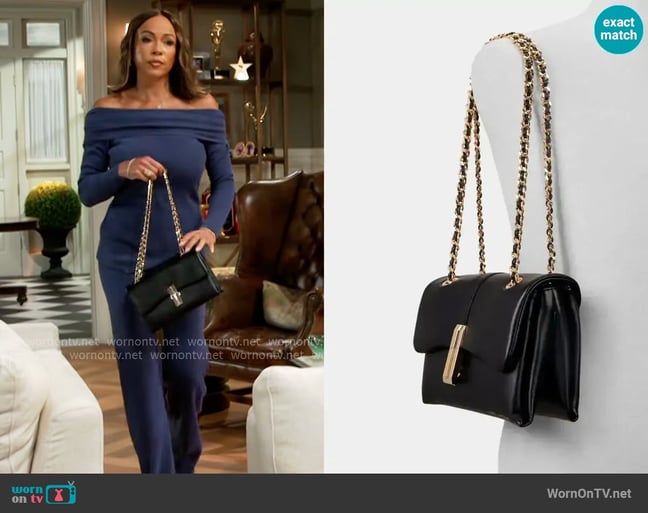 Aldo Alicie Bag worn by Nicole Dupree Richardson (Daphnee Duplaix) on Beyond the Gates Aldo Alicie Bag worn by Nicole Dupree Richardson (Daphnee Duplaix) on Beyond the Gates