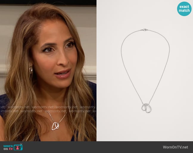 Aureus + Argent Clio Mini Pendant Necklace worn by Lily Winters (Christel Khalil) on The Young and the Restless Aureus + Argent Clio Mini Pendant Necklace worn by Lily Winters (Christel Khalil) on The Young and the Restless