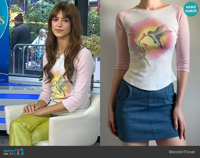 Chloe by Stella McCartney Vintage SS 1999 Collection worn by Daisy Edgar-Jones on Today