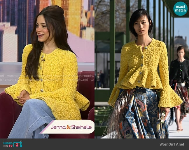 Christian Dior Fall 2026 Collection worn by Jenna Ortega on Today