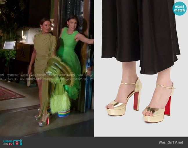 Britani's Christian Louboutin shoes