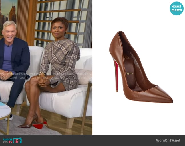 Christian Louboutin So Kate 120 Leather Pump worn by Emayatzy Corinealdi on Good Morning America Christian Louboutin So Kate 120 Leather Pump worn by Emayatzy Corinealdi on Good Morning America