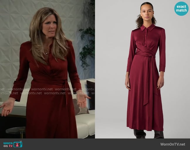 Carly's Diane von Furstenberg dress