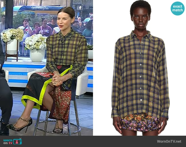 Caitriona Balfe's Dries Van Noten top