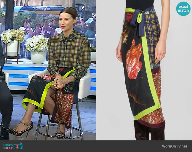 Caitriona Balfe's Dries Van Noten skirt