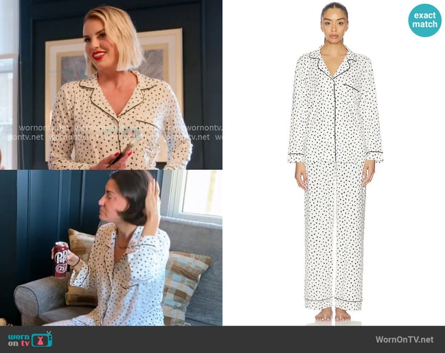 eberjey Gisele Printed Long Pj Set worn by Whitney Rose on The Real Housewives of Salt Lake City eberjey Gisele Printed Long Pj Set worn by Whitney Rose on The Real Housewives of Salt Lake City
