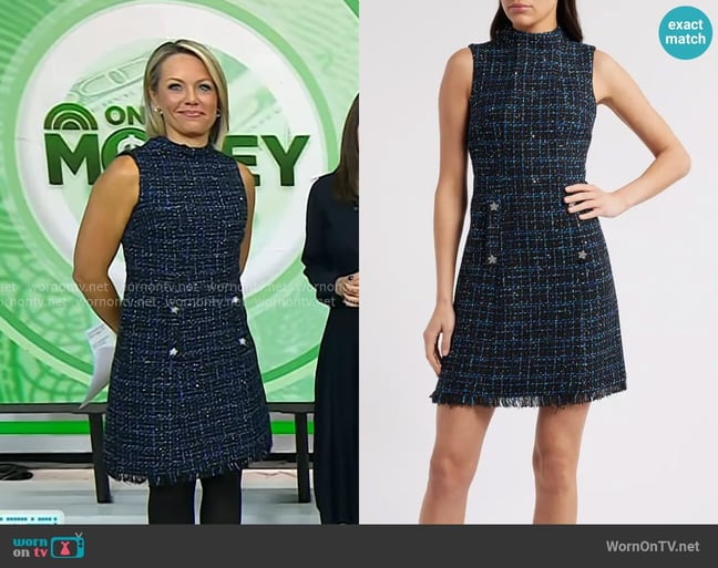 Eliza J Sleeveless Bouclé Sheath Dress worn by Dylan Dreyer on Today Eliza J Sleeveless Bouclé Sheath Dress worn by Dylan Dreyer on Today