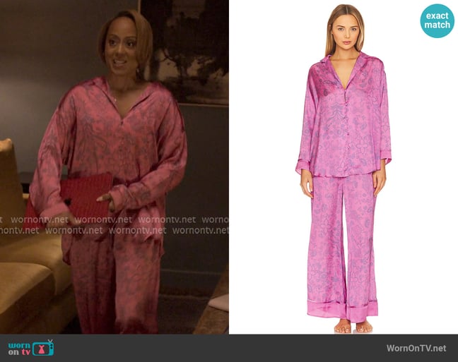 Free People Dreamy Days Pajama Set worn by Brandy (Essence Atkins) on Reasonable Doubt Free People Dreamy Days Pajama Set worn by Brandy (Essence Atkins) on Reasonable Doubt